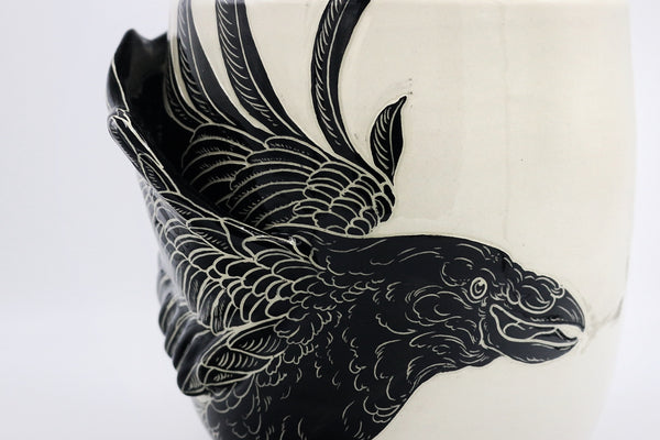 Black Crow Vase 1