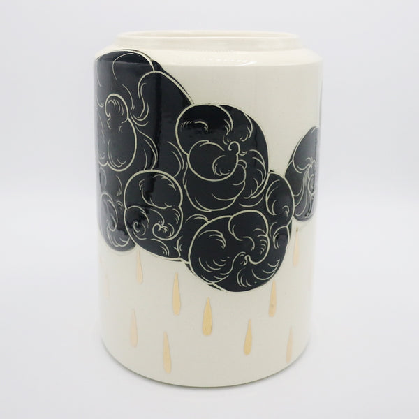 Storm Clouds & Golden Rain Vase