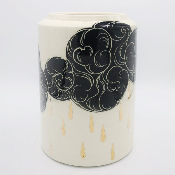 Storm Clouds & Golden Rain Vase