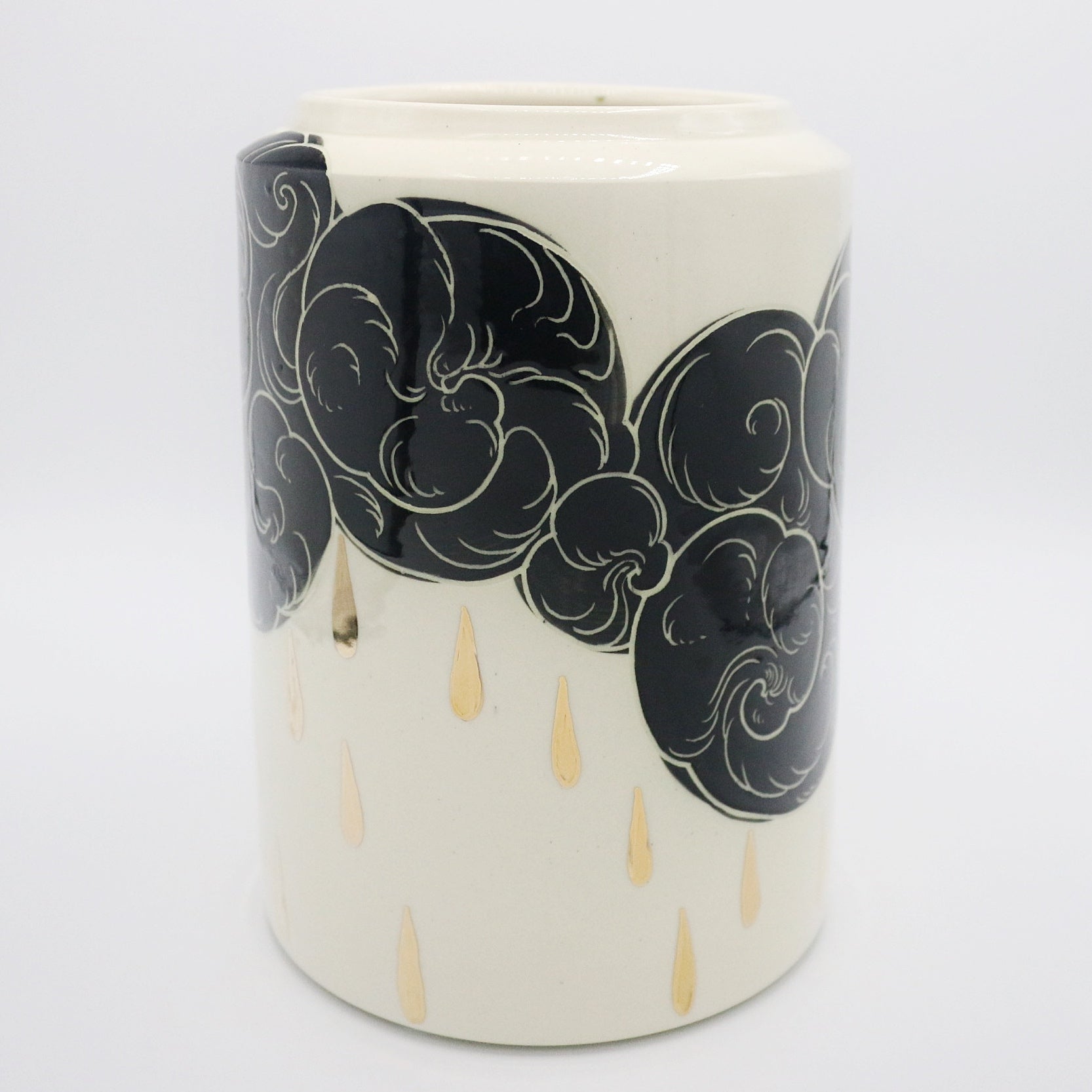 Storm Clouds & Golden Rain Vase