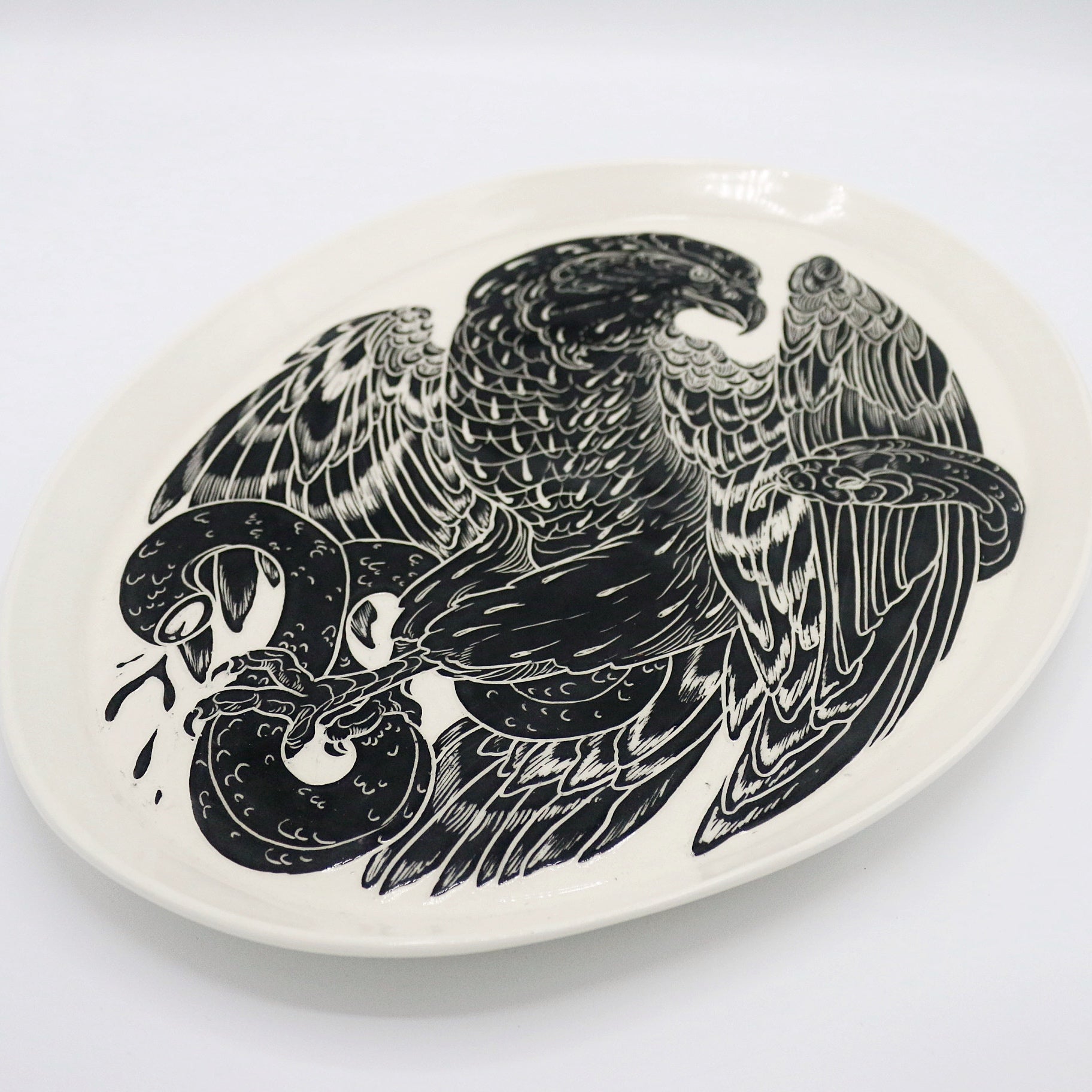 XL Hawk & Snake Platter