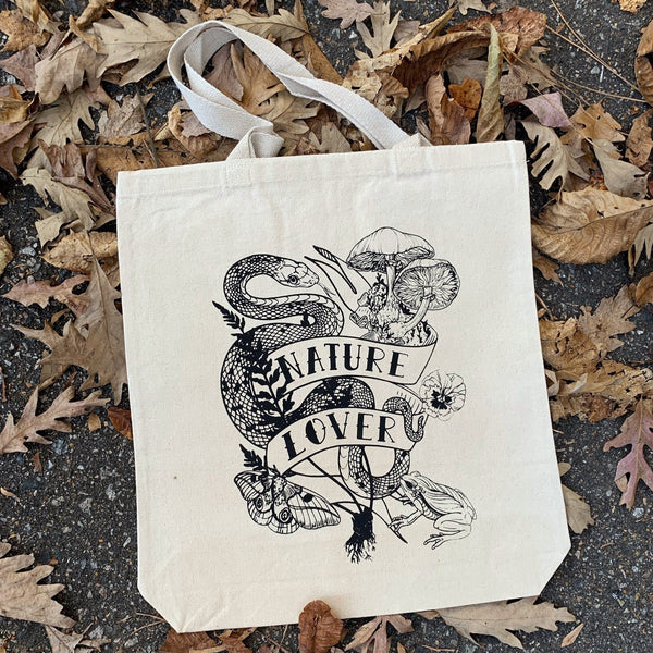 Nature Lover Canvas Tote Bag